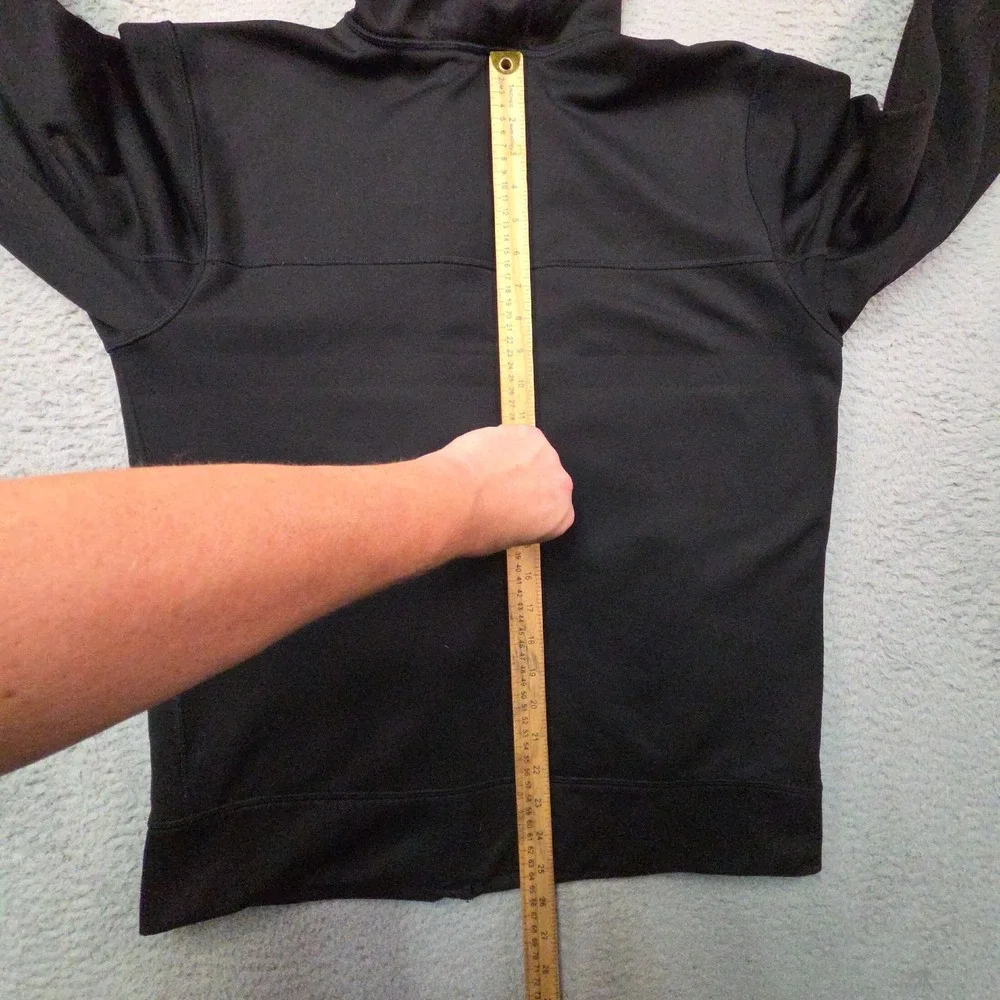 North Face Hoodie Mens L Black Full Zip Surgent Outdoor Jacket Gorpcore Hiking